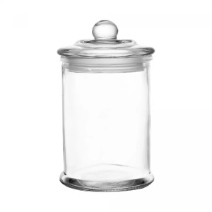 POTE DE VIDRO COM TAMPA ARENA 300ML - REF. 220190