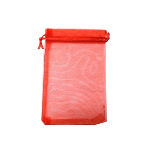 Saco Organza Vermelho 13x10cm - 1 Und