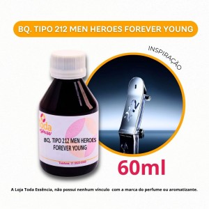 BQ. TIPO 212 MEN HEROES FOREVER YOUNG C.H. - 60 ML