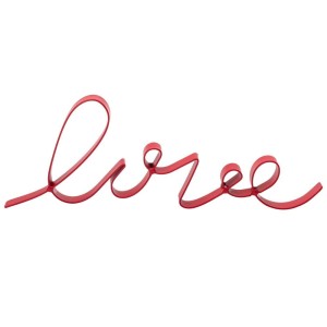 Letras Decor. Love Vermelho Grande- Ref.43940