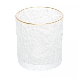 COPO WHISKY DE CRISTAL COM FIO DE OURO 340ML - REF. 2867