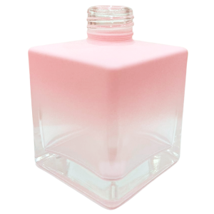 FRASCO CUBO 200 ML - DEGRADE ROSA BEBE