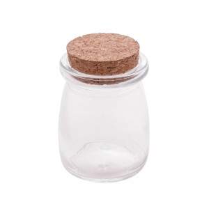 POTE DE VIDRO C/ROLHA 100ML - REF. 1989