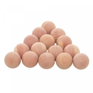 CJ. 15 BOLINHAS DE CEDRO 2CM - REF. 5259