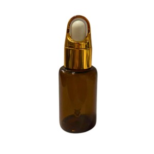 CONTA GOTAS LUXO AMBAR 30ML - UND