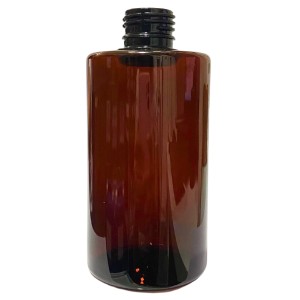 PET CILINDRICO 350ML AMBAR R28/410